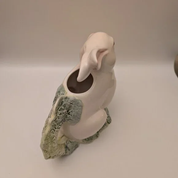 Vintage Pizzato Italy Bunny Pitcher – Handcrafted Ceramic Easter Rabbit 10.5" - Picture 4 of 7
